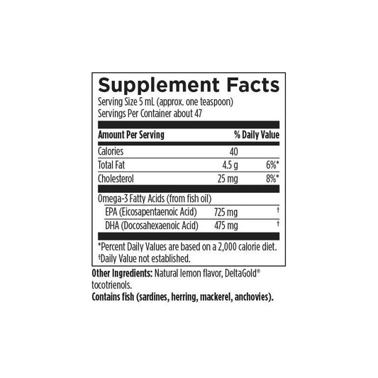 Designs For Health Liquid Lemon Omega 3